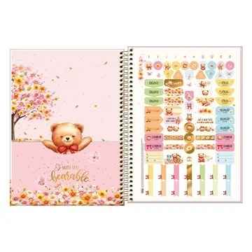 CADERNO 1X1 C.D. LOVE  BEARS